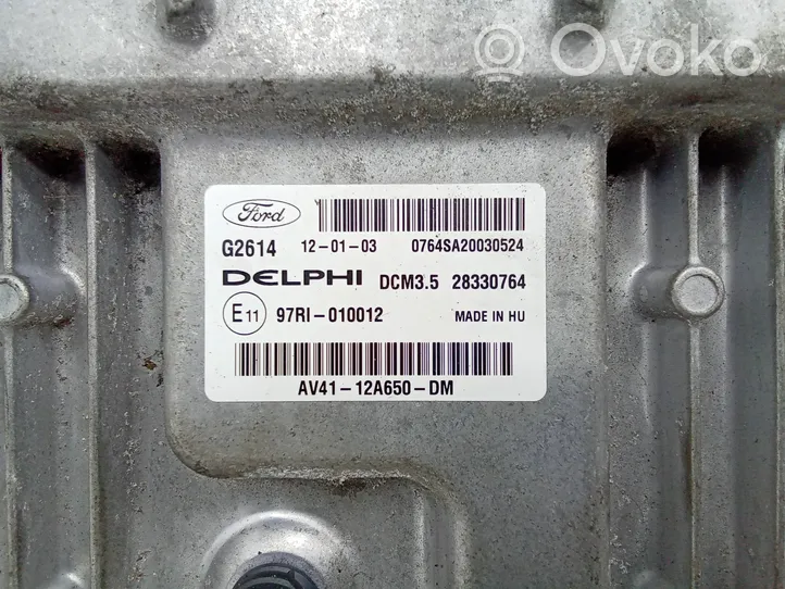 Ford Kuga I Calculateur moteur ECU AV4112A650DM