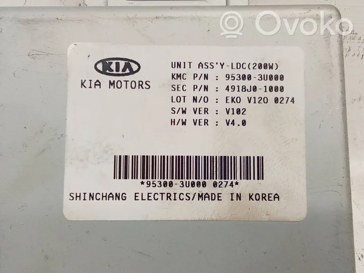 KIA Sportage Module de contrôle sans clé Go 953003U000