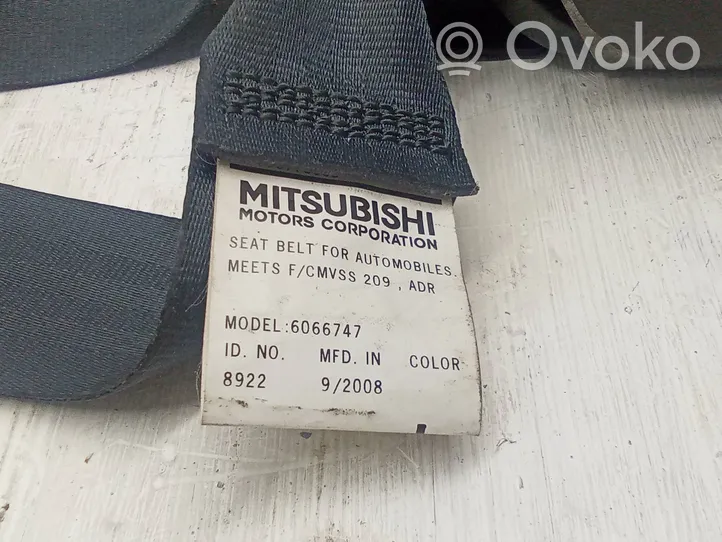 Mitsubishi Outlander Front seatbelt 604675800A