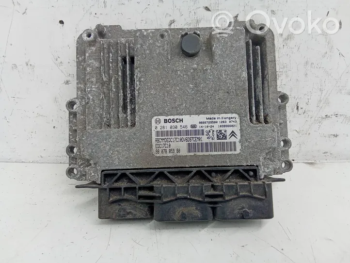 Peugeot Expert Engine control unit/module 9807885980