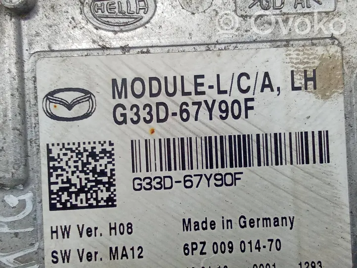 Mazda 3 II Moduł / Czujnik martwego pola G33D67Y90F