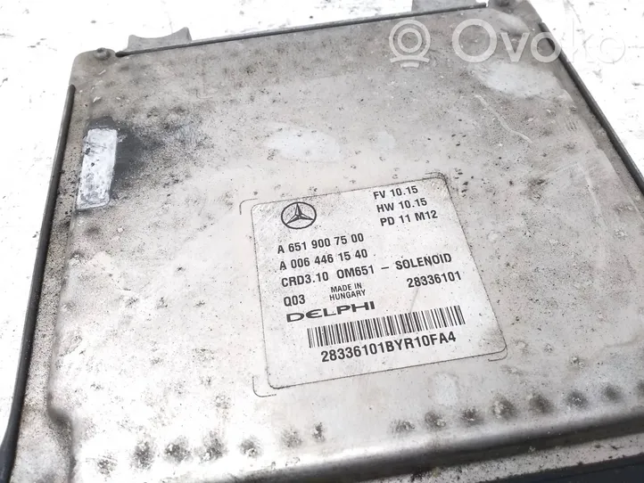 Mercedes-Benz C W204 Sterownik / Moduł ECU A6519007500