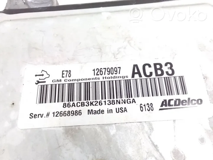 Opel Grandland X Calculateur moteur ECU 12679097