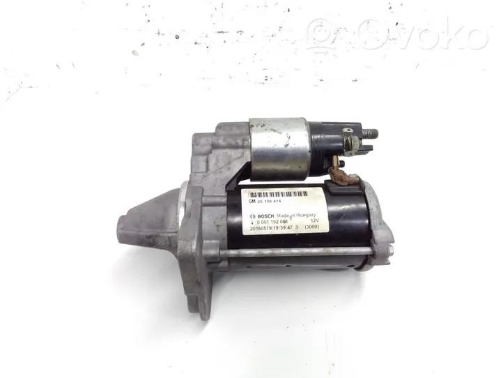 Opel Grandland X Starter motor 25198414