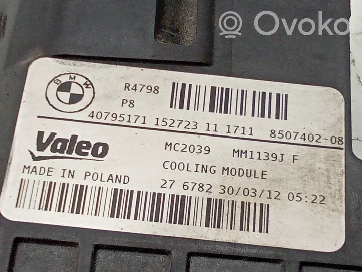 BMW 3 F30 F35 F31 Radiatoru paneļa turētājs (televizora) 8507402