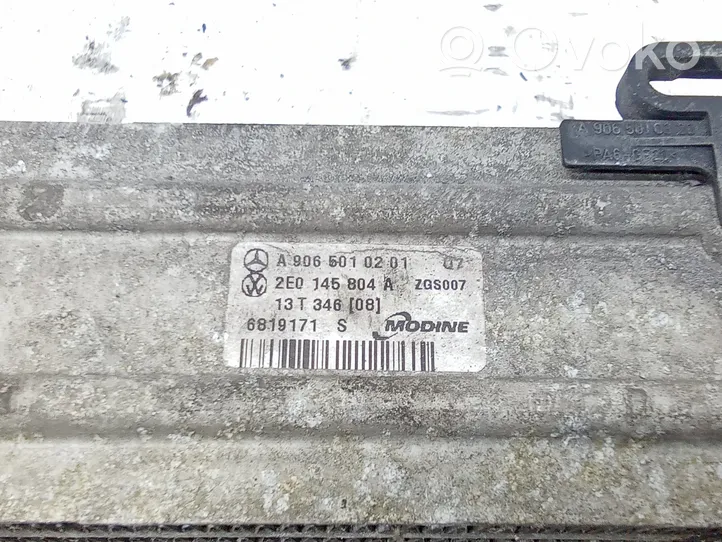 Volkswagen Crafter Chłodnica powietrza doładowującego / Intercooler 2E0145804A