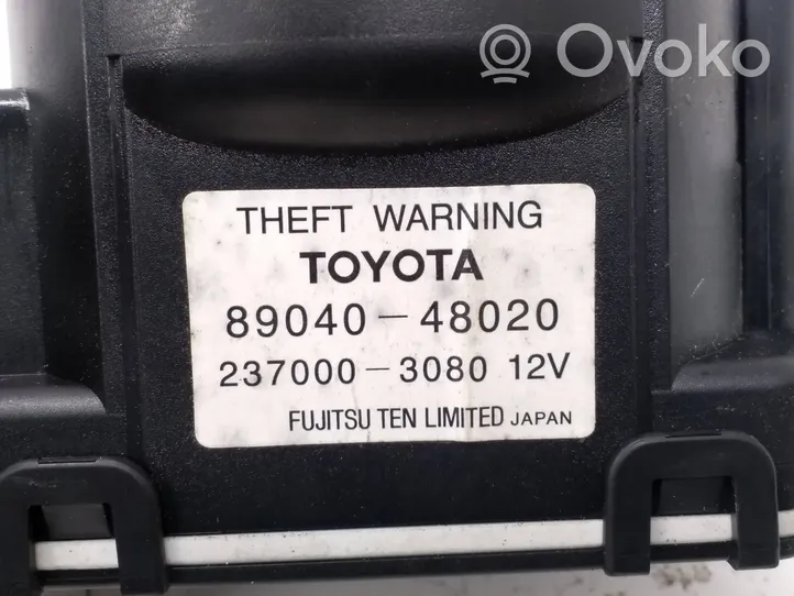 Toyota RAV 4 (XA30) Allarme antifurto 8904048020