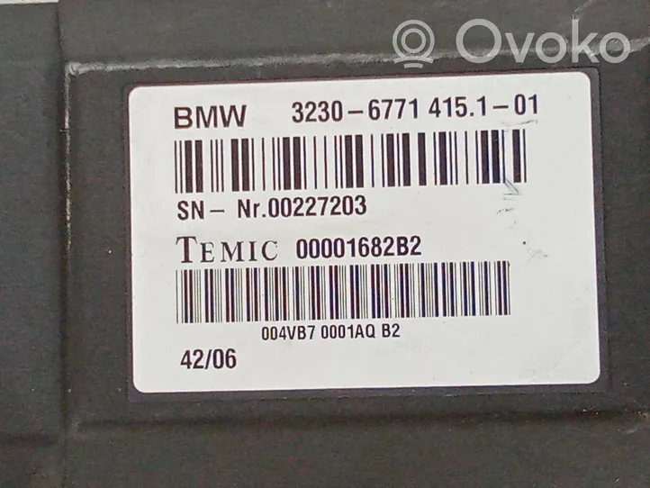 BMW 7 E65 E66 Vairo kolonėlės valdymo blokas 32306771415101