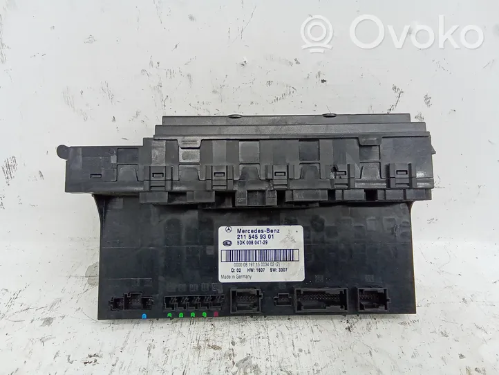 Mercedes-Benz CLS C219 Fuse module 2115459301