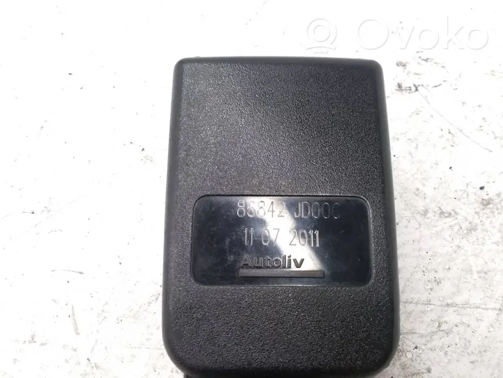 Nissan Qashqai Boucle de ceinture de sécurité avant 86842JD000