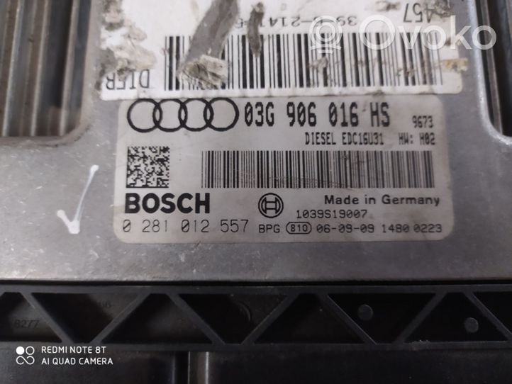 Audi A6 S6 C6 4F Centralina/modulo del motore 03G906016HS
