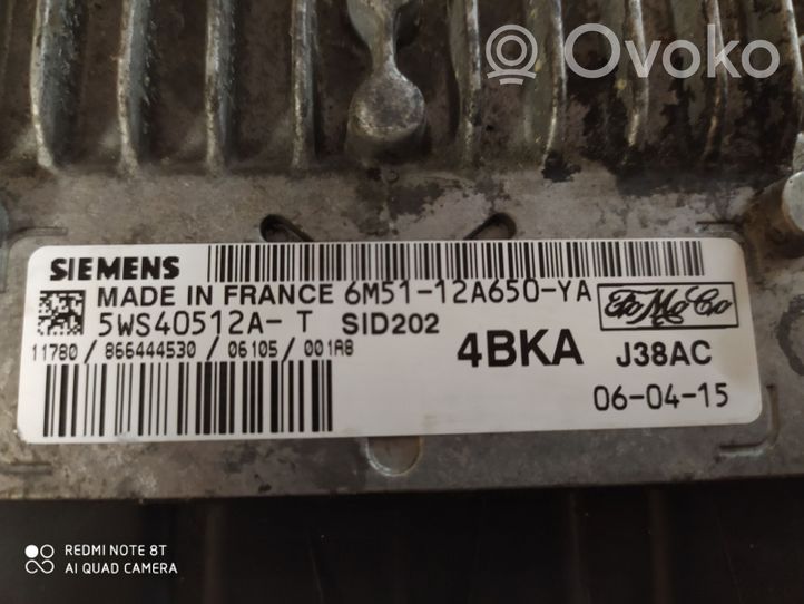 Ford Focus Sterownik / Moduł ECU 5WS40512AT