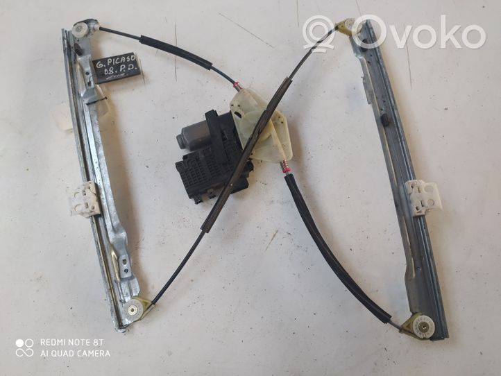 Citroen C4 Grand Picasso Elektryczny podnośnik szyby drzwi przednich 9682495580