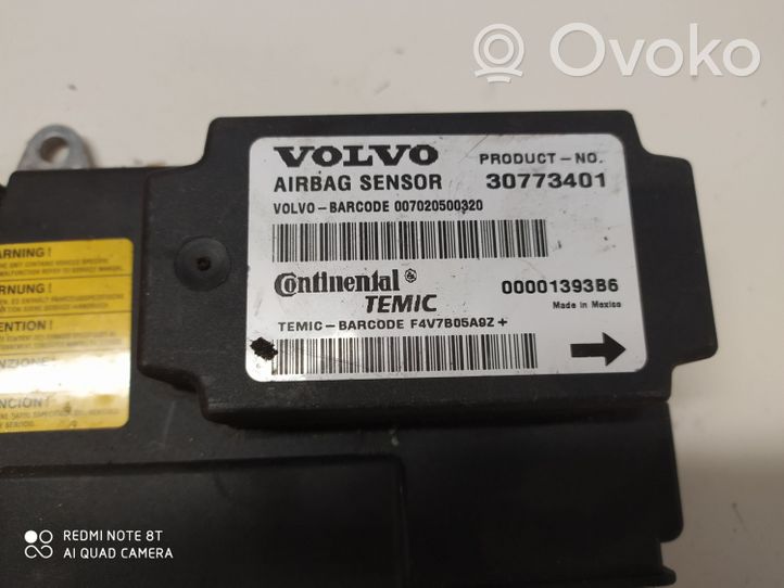 Volvo S40 Sterownik / Moduł Airbag 30773401