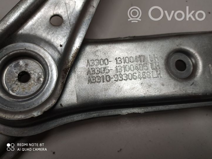 Opel Astra H Elektryczny podnośnik szyby drzwi przednich 13101480LH