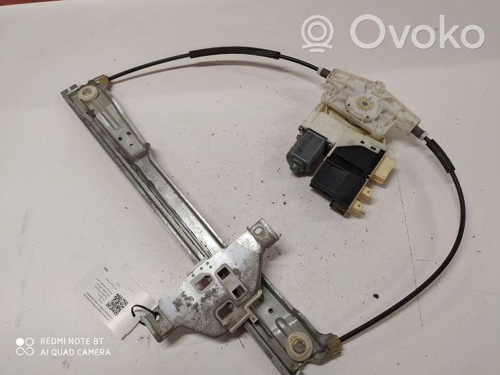 Citroen C4 I Front door window regulator with motor 9647442580