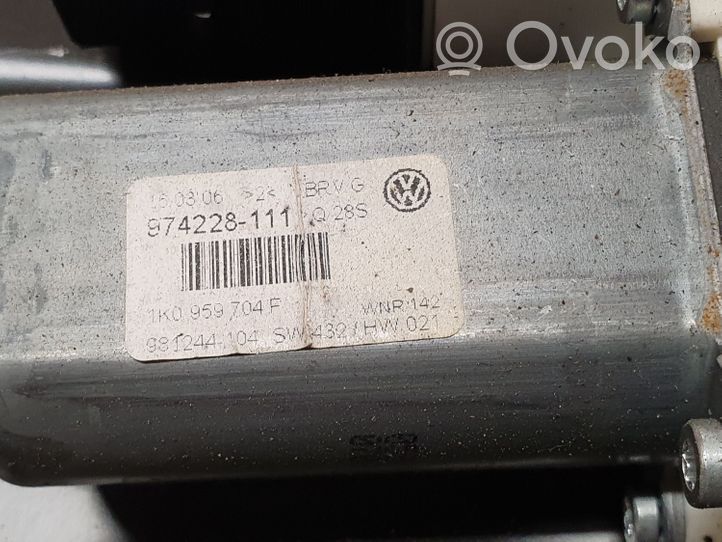 Volkswagen PASSAT B6 Elektryczny podnośnik szyby drzwi tylnych 980878101