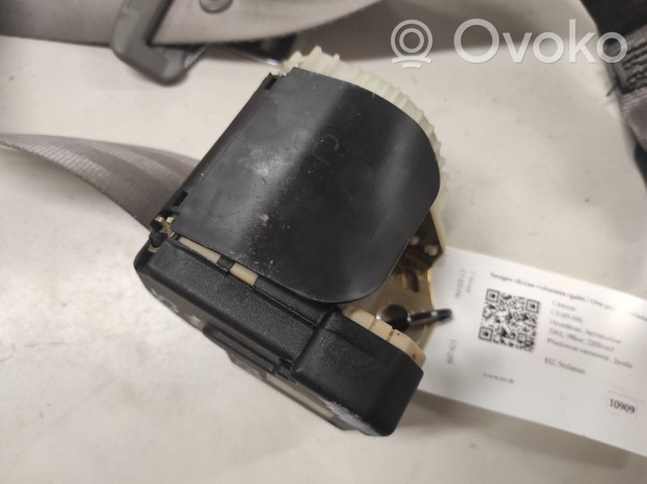 Citroen C5 Pas bezpieczeństwa fotela tylnego środkowego TRW2543594