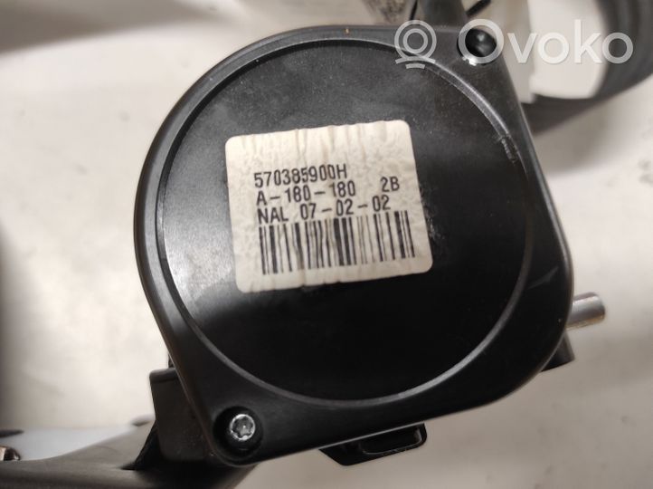 Saab 9-5 Pas bezpieczeństwa fotela tylnego środkowego 12756308