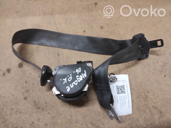 Renault Megane II Pas bezpieczeństwa fotela przedniego B606014E433