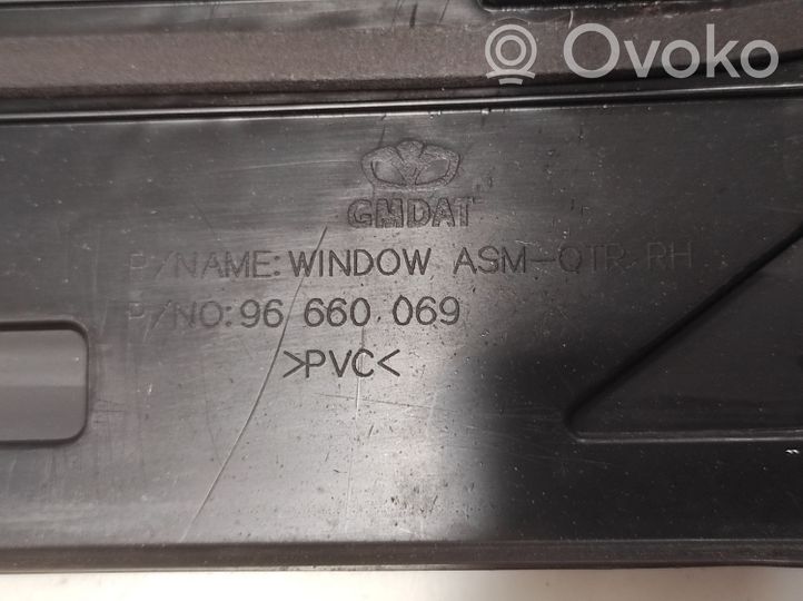 Opel Antara Rear side window/glass 96660069