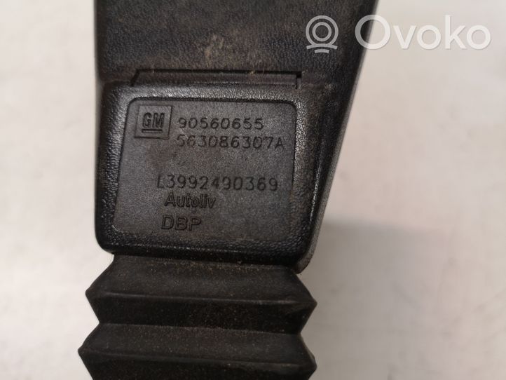 Opel Astra G Front seatbelt buckle 90560655