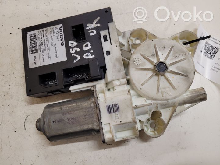 Volvo V50 Silniczek podnośnika szyby drzwi przednich 30737679