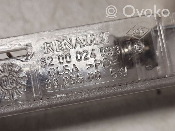 Renault Megane II Inne oświetlenie wnętrza kabiny 8200024033