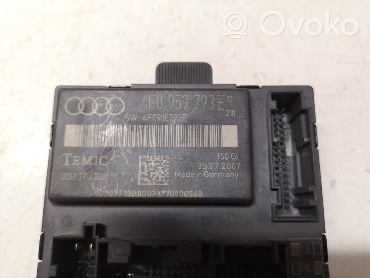 Audi A6 S6 C6 4F Durų elektronikos valdymo blokas 4F0959793