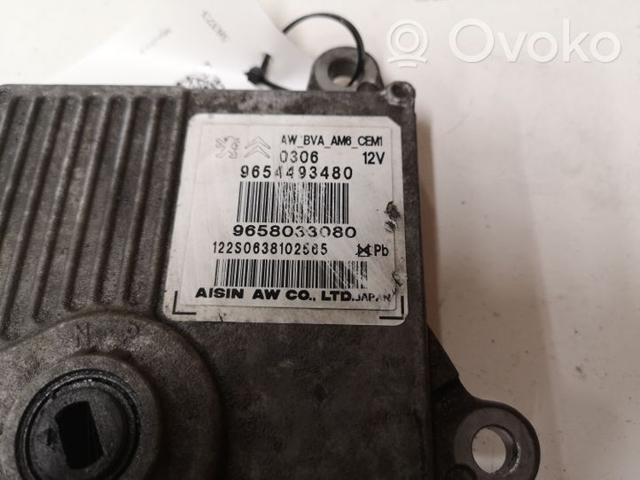 Citroen C6 Gearbox control unit/module 9654493480