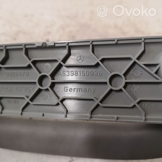 Mercedes-Benz Vito Viano W639 Maniglia interna tetto anteriore A6398150036