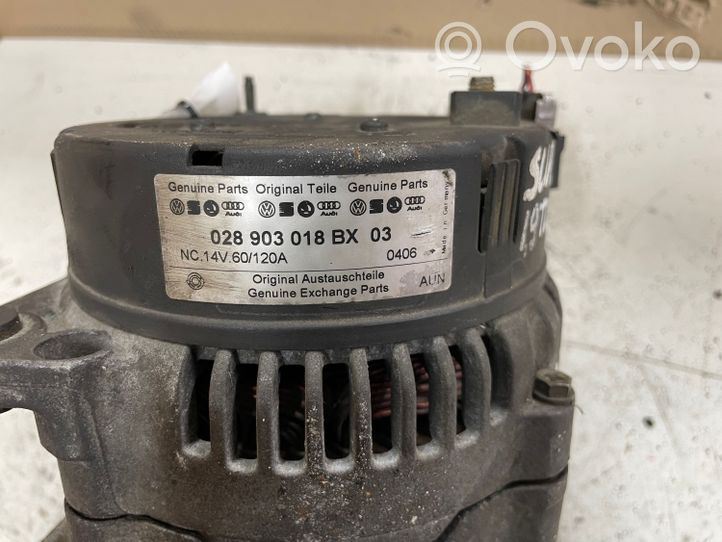 Skoda Superb B5 (3U) Generatore/alternatore 028903018BX