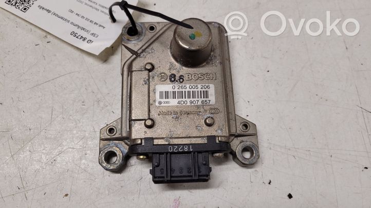 Audi A8 S8 D2 4D Sensore di imbardata accelerazione ESP 4D0907657