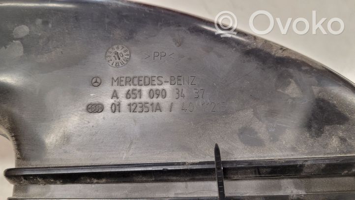 Mercedes-Benz C W204 Ilmanoton kanavan osa A6510903437