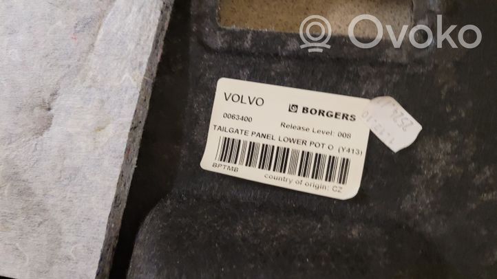 Volvo XC60 Tailgate/boot lid cover trim 0063400