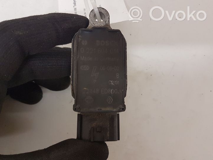 Nissan Qashqai Cewka zapłonowa wysokiego napięcia 0221604014