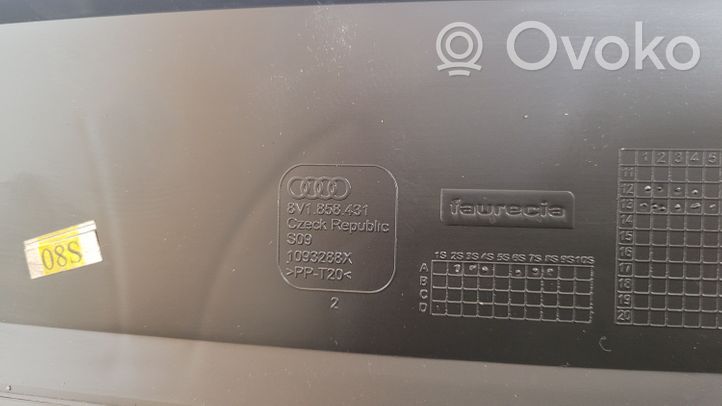 Audi A3 S3 8V Sisälämmityksen ilmastoinnin korin kokoonpano T1012928N