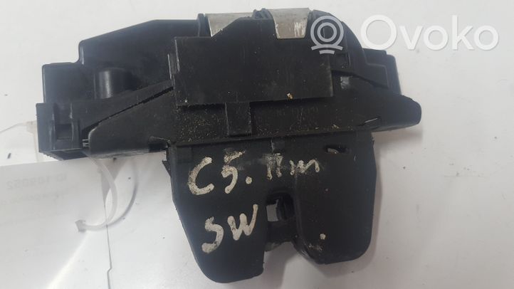 Citroen C5 Aizmugurējā pārsega slēdzene 9671153780