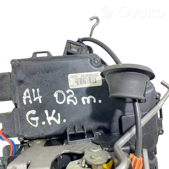 Audi A4 S4 B6 8E 8H Etuoven lukko 8E0839015C