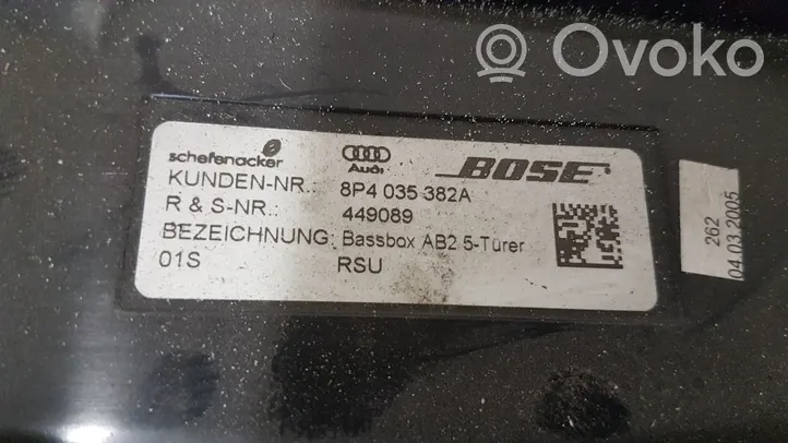 Audi A3 S3 8P Subwoofer-bassokaiutin 8P4035382A