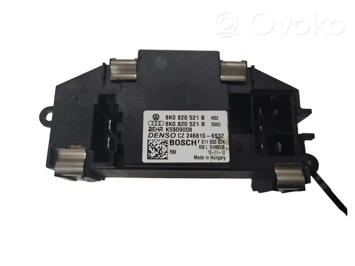 Audi A4 S4 B8 8K Motorino ventola riscaldamento/resistenza ventola 8K0820521B