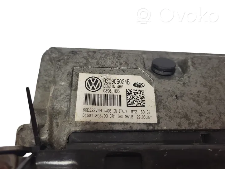 Skoda Fabia Mk2 (5J) Sterownik / Moduł ECU 03C906024B