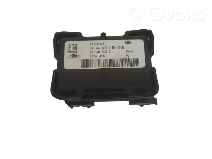 Opel Zafira B ESP acceleration yaw rate sensor GM13208665