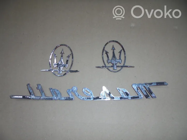 Maserati GranSport Logo, emblème, badge 122