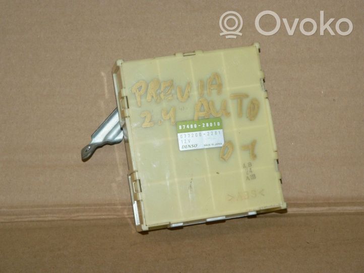 Toyota Previa (XR30, XR40) II Module de commande de ventilateur 8748028010