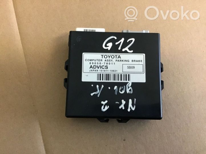 Lexus NX Hand brake control module 8905078011