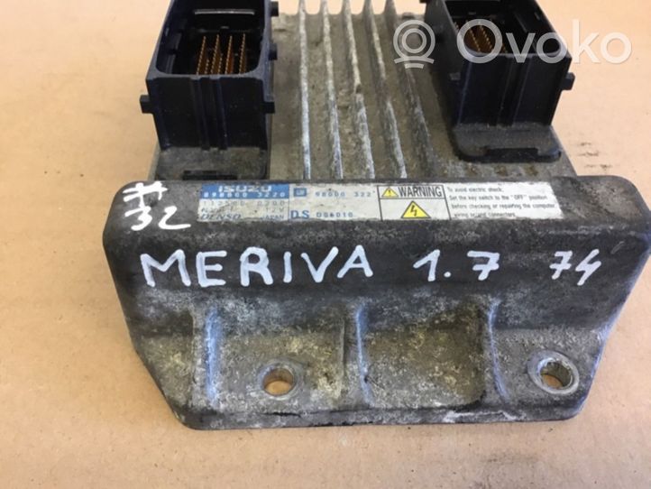 Opel Meriva A Блок управления двигателя 8980003220