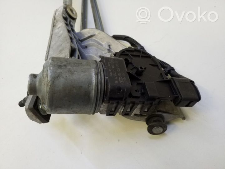 Ford Fiesta Mechanizm i silniczek wycieraczek szyby przedniej / czołowej 8A6117500BE