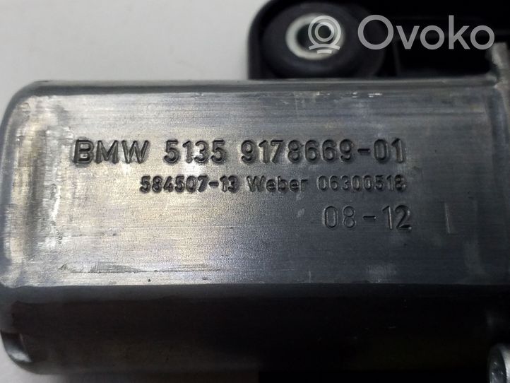 BMW 7 F01 F02 F03 F04 Motorino alzacristalli della portiera posteriore 9178669