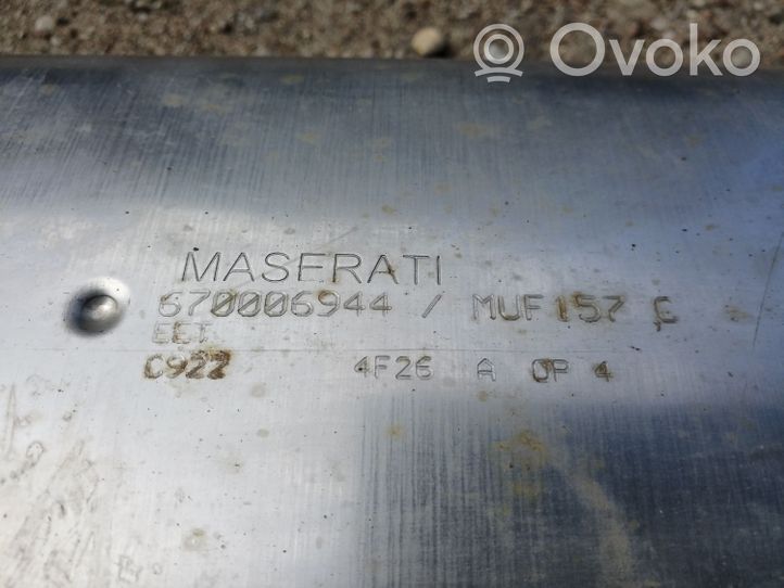 Maserati Ghibli Kaksinkertainen äänenvaimennin 670006944